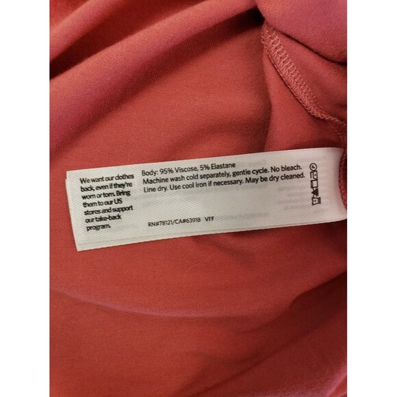 Eileen Fisher Jersey Shell Tank Top Women's XXS Dusty Pink Viscose Sleeveless - Picture 7 of 10